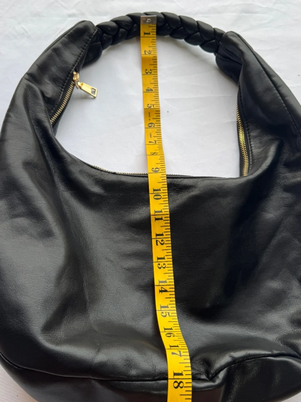 SHIRALEAH Black Hobo Shoulder Bag